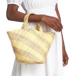 BTB Los Angeles Mini Frankie Straw Tote